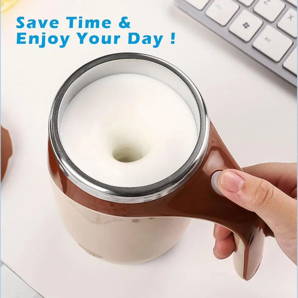 Rechargeable magnetic Self stirring coffee mug,Rotating Home Office Travel Mixing Cup,To Stir Chocolate, Milk, Protein,Cocoa Etc