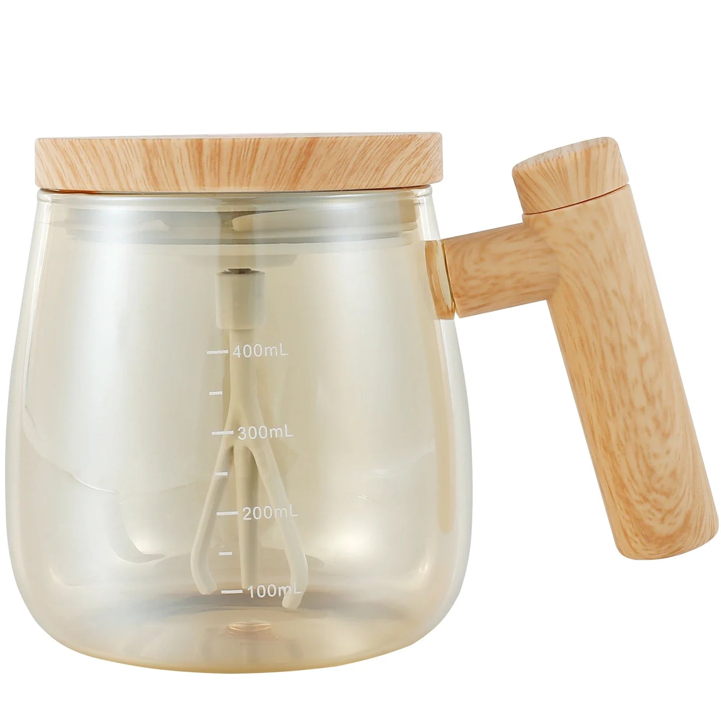 Self Stirring Coffee Mug Battery Powered Stirring Coffee Cup Electric Stirring Cups 400ml Glass Self Mixing Mugs Heat Resistant