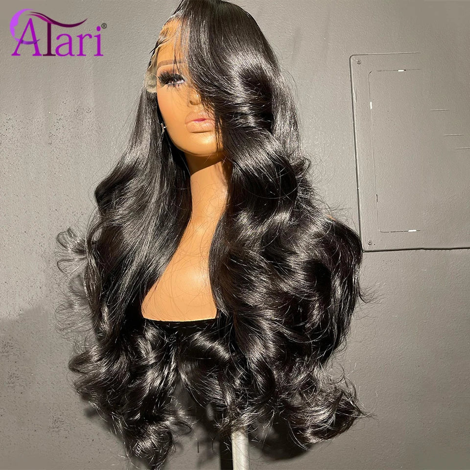 Transparent 13x4 13x6 Lace Frontal Body Wave Human Hair Wigs Brown Stripe Highlights 5x5 Closure Lace Wig Pre Plucked for Women