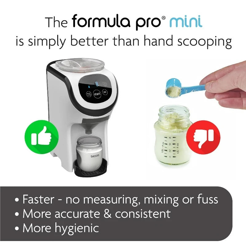 Formula Pro Mini Baby Formula Mixer Machine Fits Small Spaces and is Portable for Travel– Bottle Makers Makes The Perfect Bottle