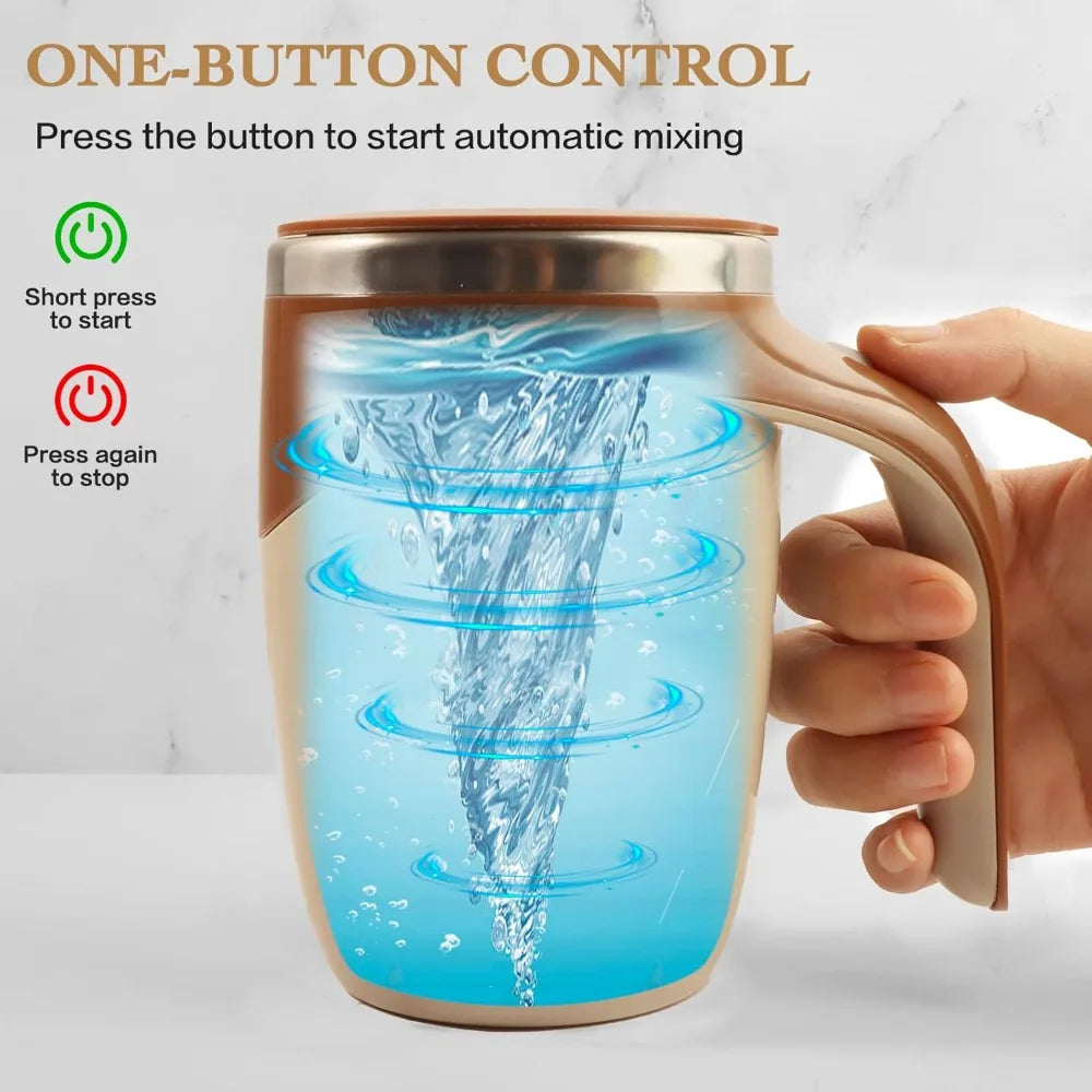 Rechargeable magnetic Self stirring coffee mug,Rotating Home Office Travel Mixing Cup,To Stir Chocolate, Milk, Protein,Cocoa Etc