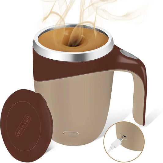Rechargeable magnetic Self stirring coffee mug,Rotating Home Office Travel Mixing Cup,To Stir Chocolate, Milk, Protein,Cocoa Etc