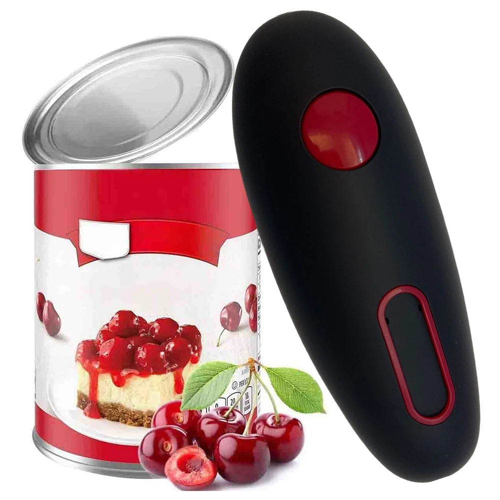Electric Can Opener Battery Operated One-Touch Can Opener Space Saver Automatic Can Opener Kitchen Gadgets