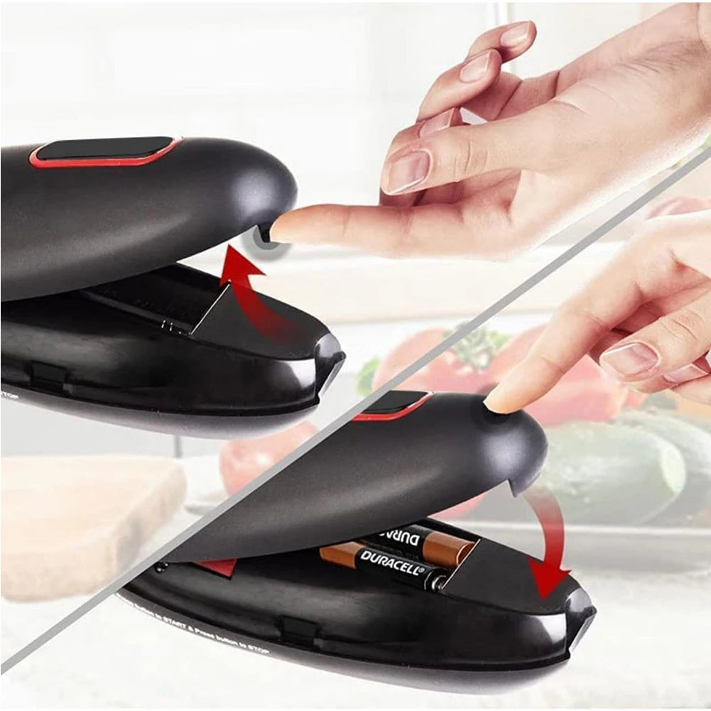 Electric Can Opener Battery Operated One-Touch Can Opener Space Saver Automatic Can Opener Kitchen Gadgets